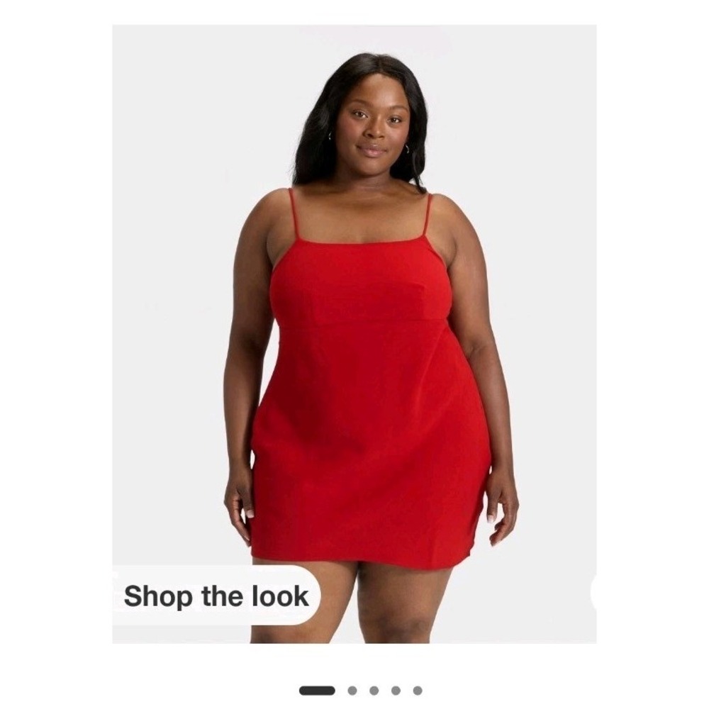 A New Day Women's Red Mini Dress